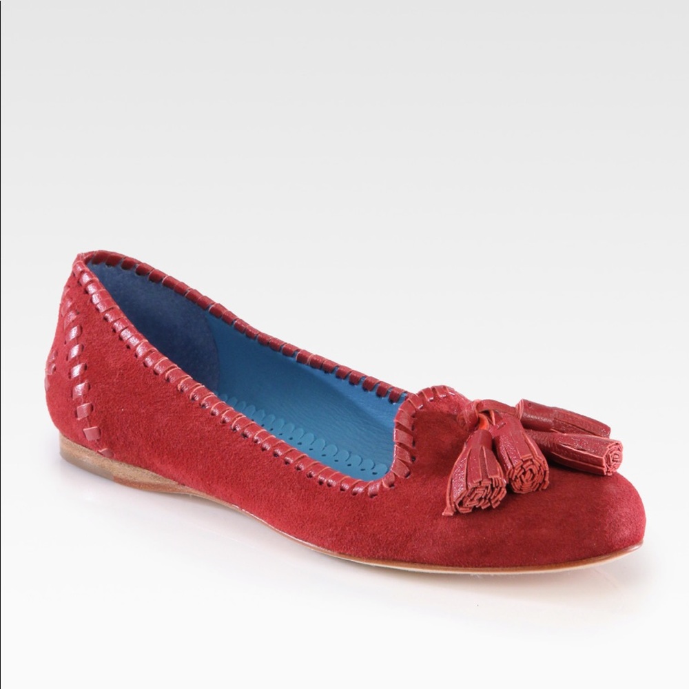Jack Rogers suede flats